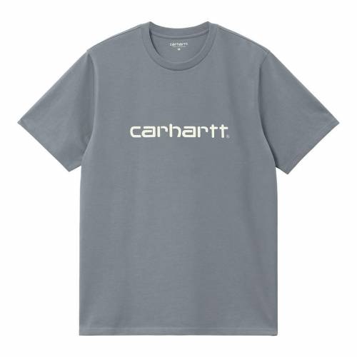 Carhartt WIP S/S Script T-Shirt - Dove Grey / Wax