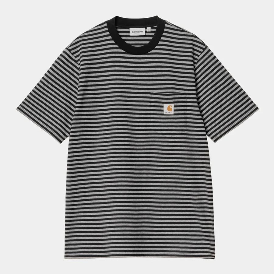 Carhartt WIP S/S Verner Stripe Pocket T-Shirt - Bl...