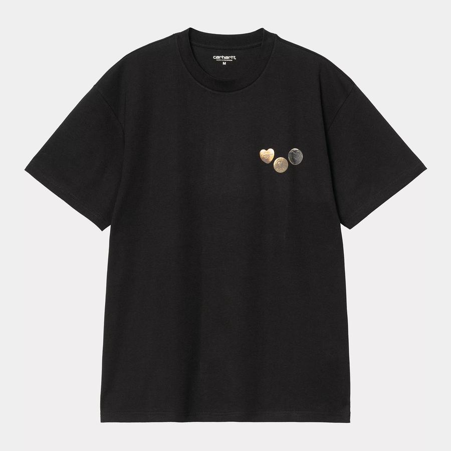 Carhartt WIP S/S Button T-Shirt - Black