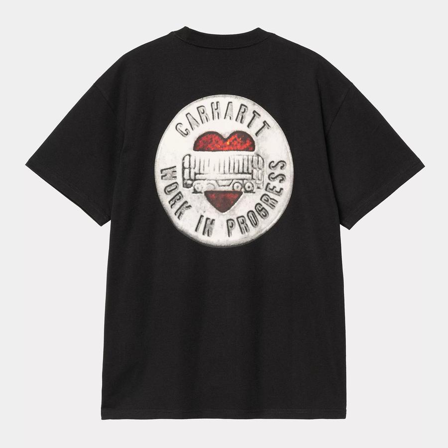 Carhartt WIP S/S Button T-Shirt - Black