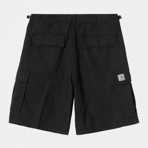 Carhartt WIP Alan Cargo Short - Black (Garment Dyed)