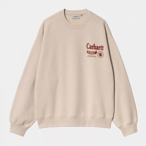 Carhartt WIP Catalogue Sweatshirt - Fleur De Sel / Desire
