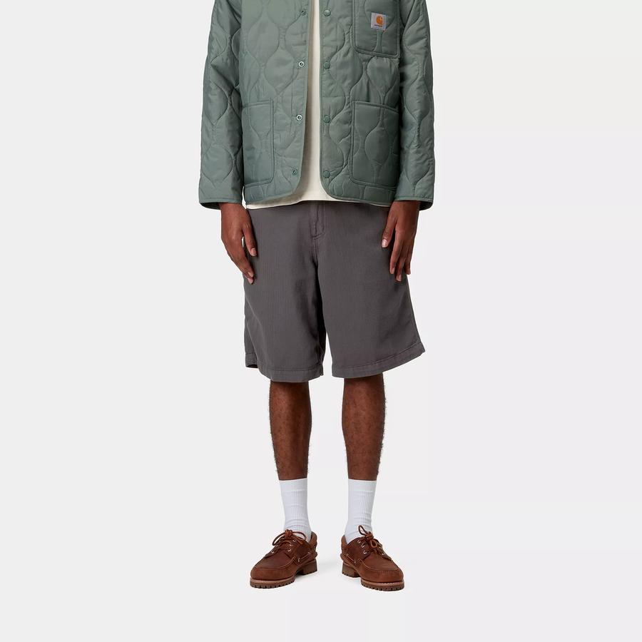 Carhartt WIP Cooper Short - Graphite (Garment Dyed)