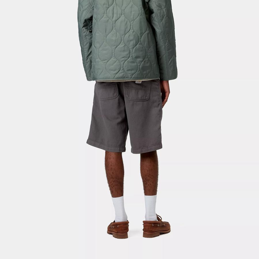 Carhartt WIP Cooper Short - Graphite (Garment Dyed)