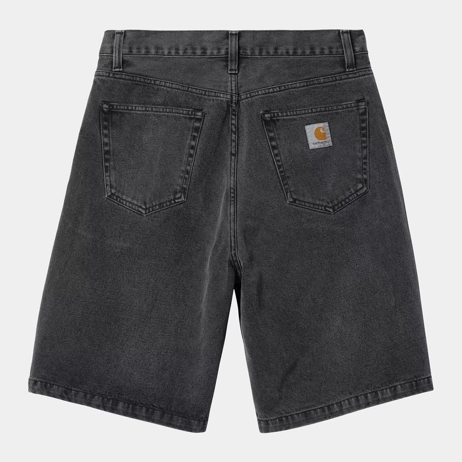 Carhartt WIP Landon Short - Black (Heavy Stone Was...