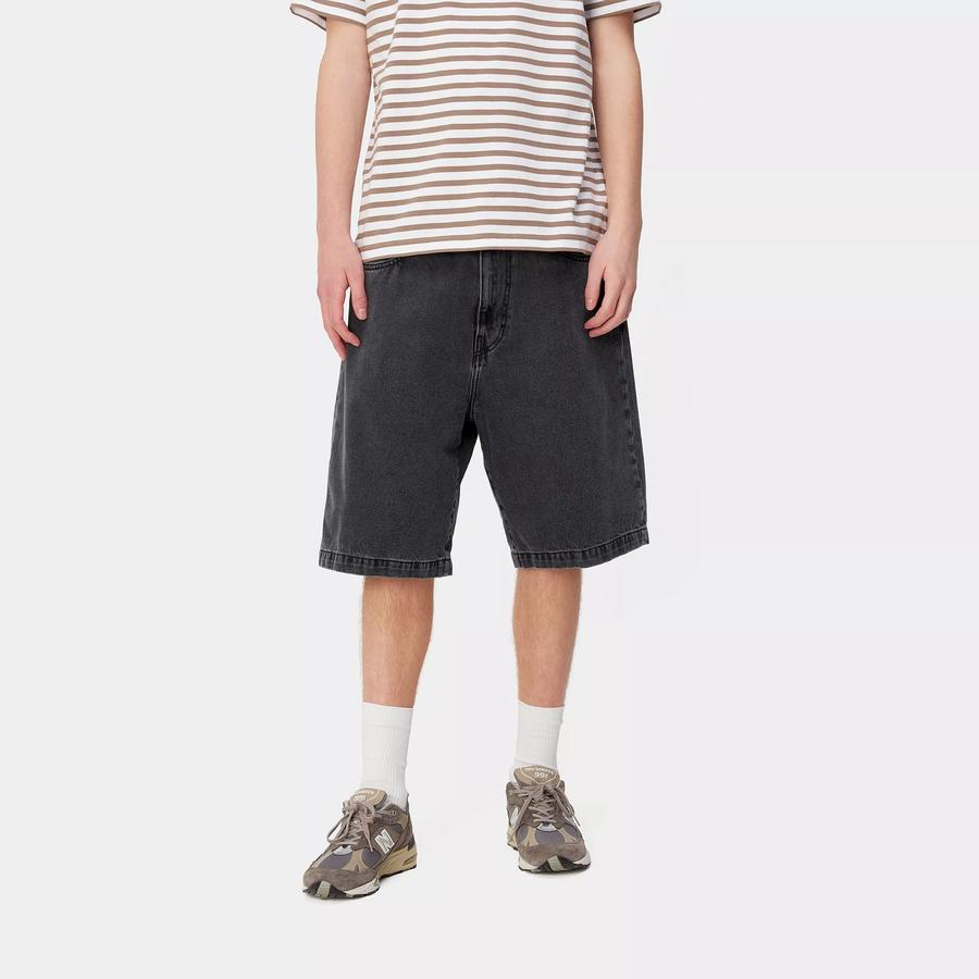 Carhartt WIP Landon Short - Black (Heavy Stone Washed)