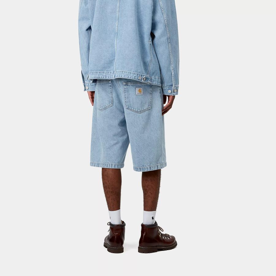 Carhartt WIP Landon Short - Blue (Bleached)