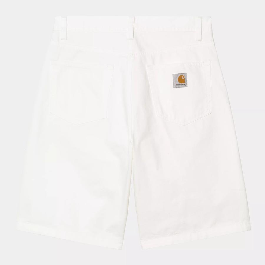 Carhartt WIP Landon Short - Off White (Rinsed)