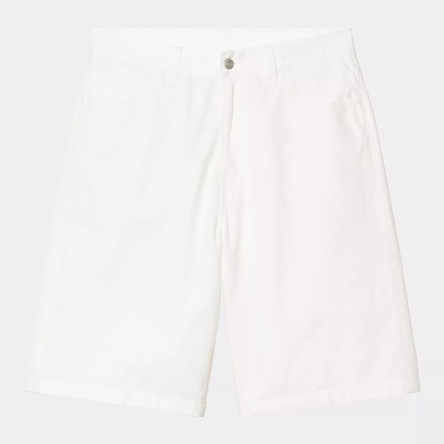Carhartt WIP Landon Short - Off White (Rinsed)