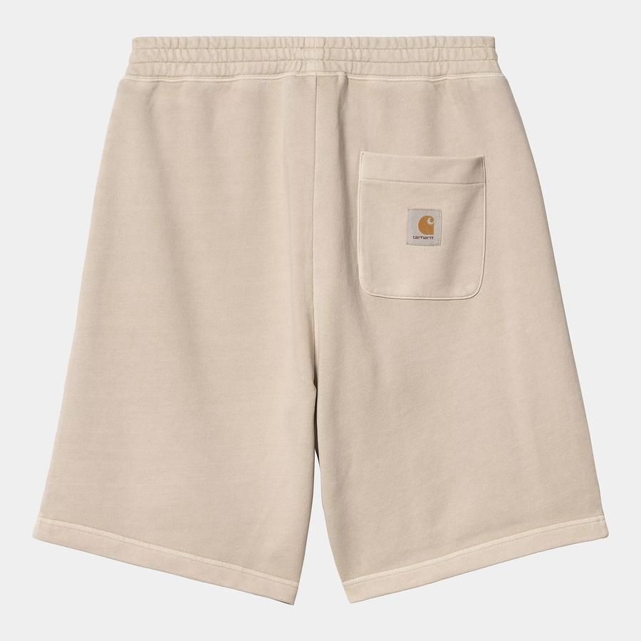 Carhartt WIP Nelson Sweat Short - Fleur De Sel (Ga...