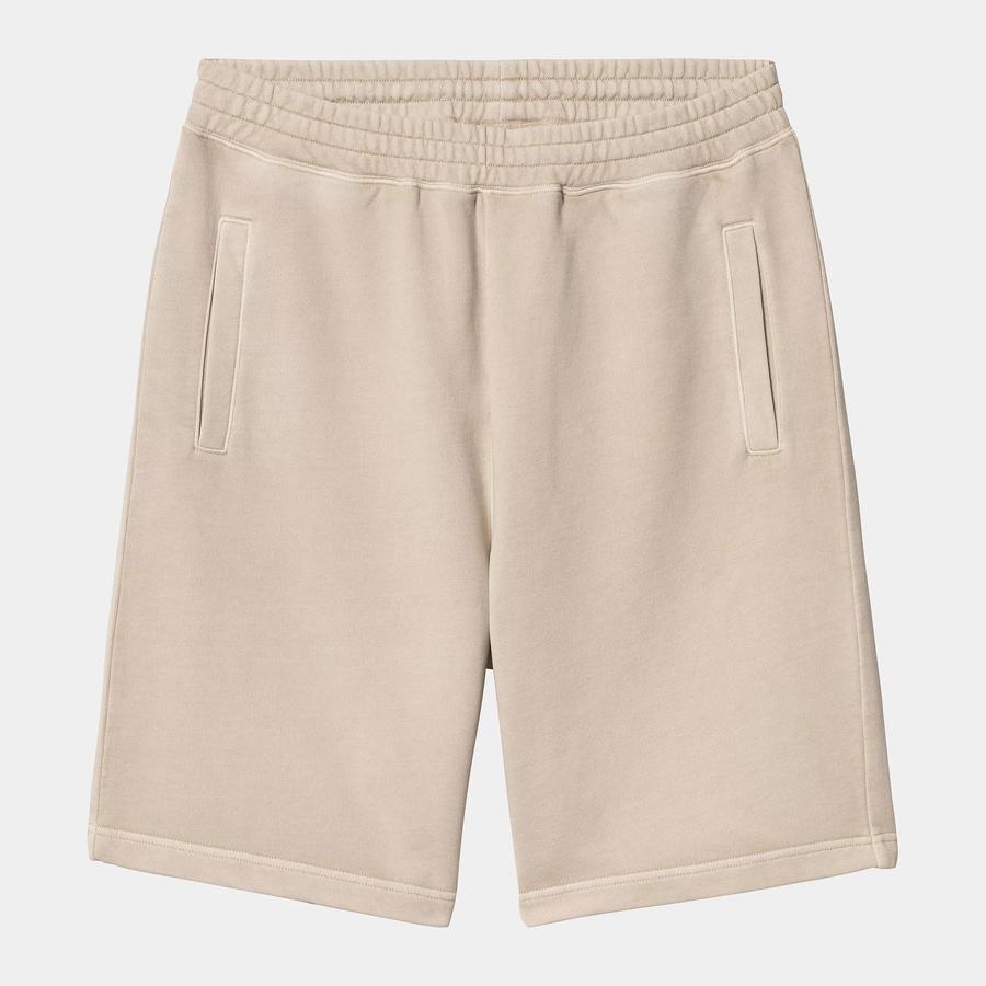 Carhartt WIP Nelson Sweat Short - Fleur De Sel (Garment Dyed)