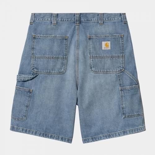 Carhartt WIP OG Single Knee Short - Blue (Burst Washed)