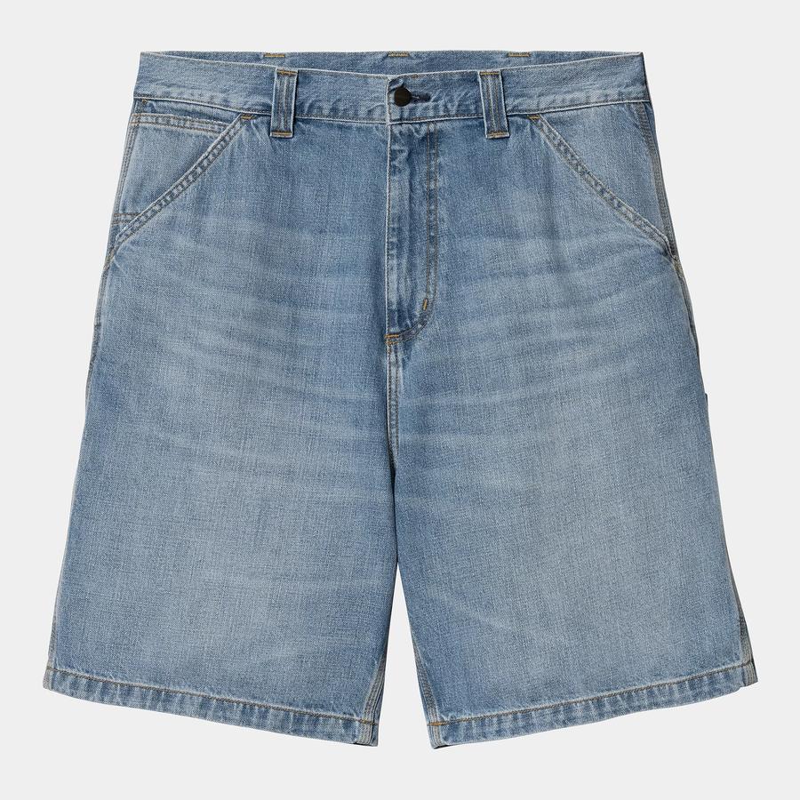 Carhartt WIP OG Single Knee Short - Blue (Burst Washed)