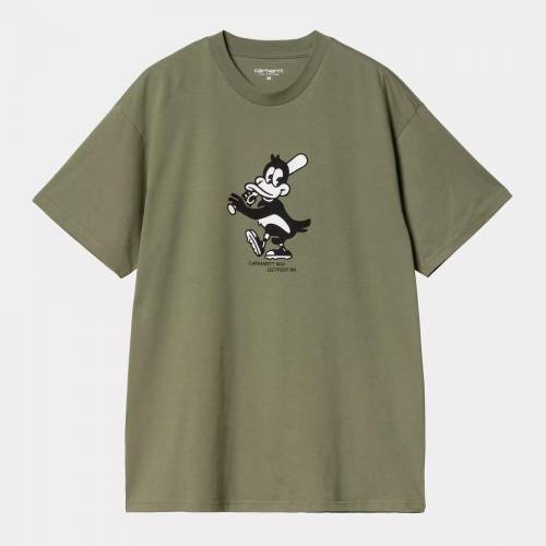 Carhartt WIP S/S Home Run T-Shirt - Dollar Green