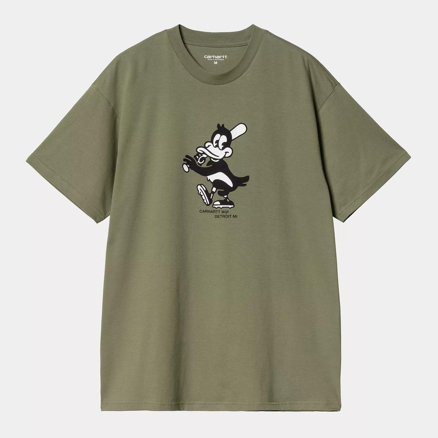 Carhartt WIP S/S Home Run T-Shirt - Dollar Green