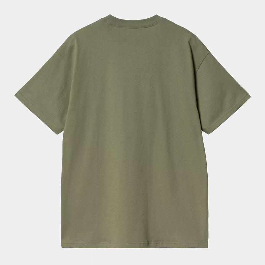 Carhartt WIP S/S Home Run T-Shirt - Dollar Green