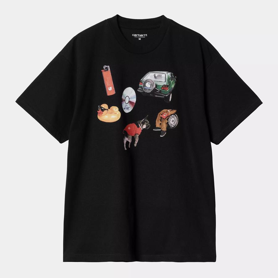 Carhartt WIP S/S Jacob Rochester T-Shirt - Black