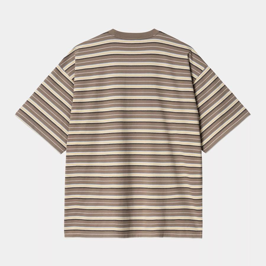 Carhartt WIP S/S Nathan Stripe T-Shirt - Branch