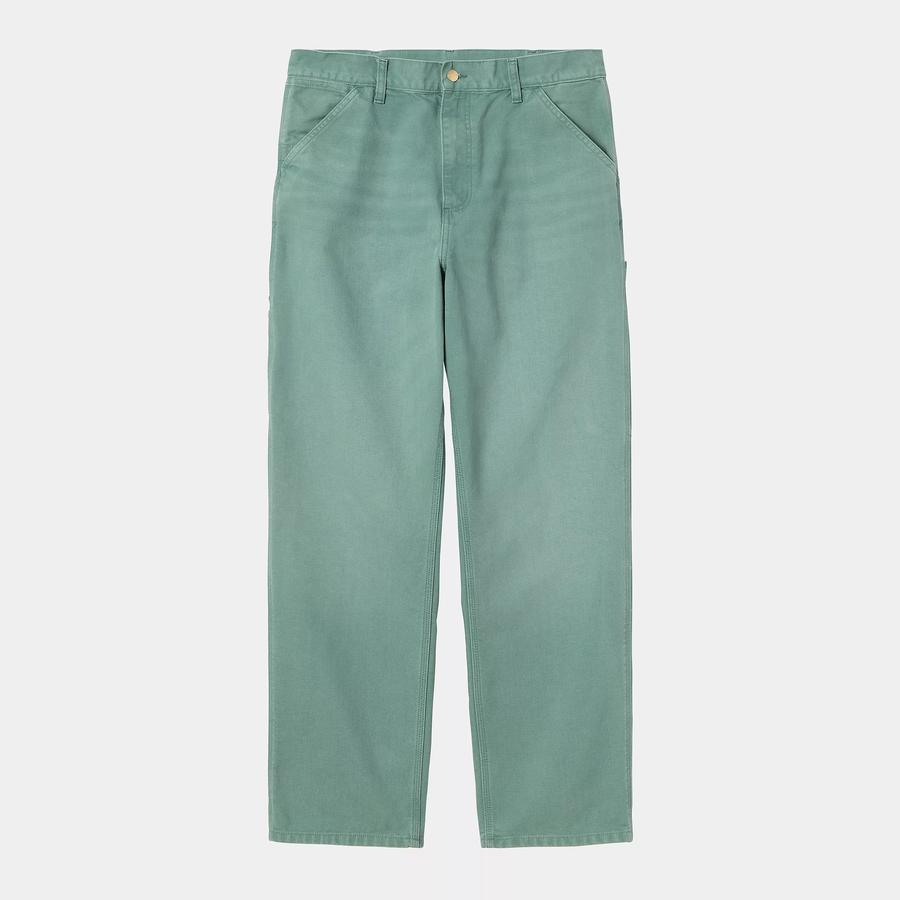 Carhartt WIP Single Knee Pant - Silver Pine (Stone Canvas)