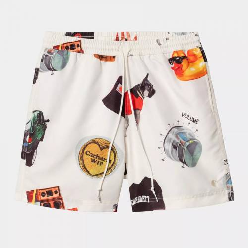 Carhartt WIP Slater Swim Trunks - Jacob Rochester Print / Wax