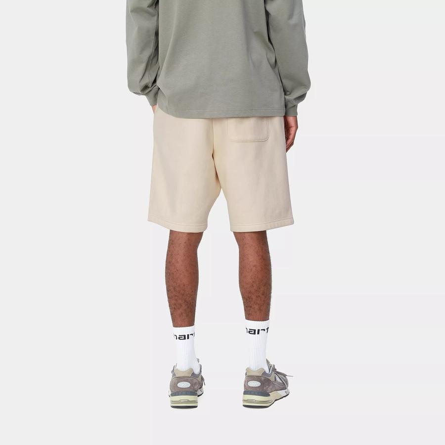 Carhartt WIP American Script Sweat Short - Natural