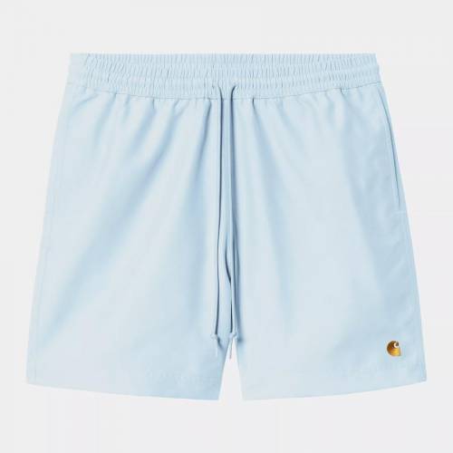 Carhartt WIP Chase Swim Trunk - Air Sky / Gold