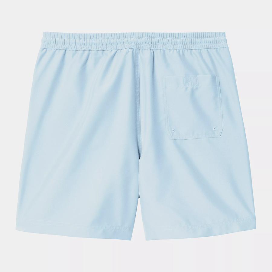 Carhartt WIP Chase Swim Trunk - Air Sky / Gold