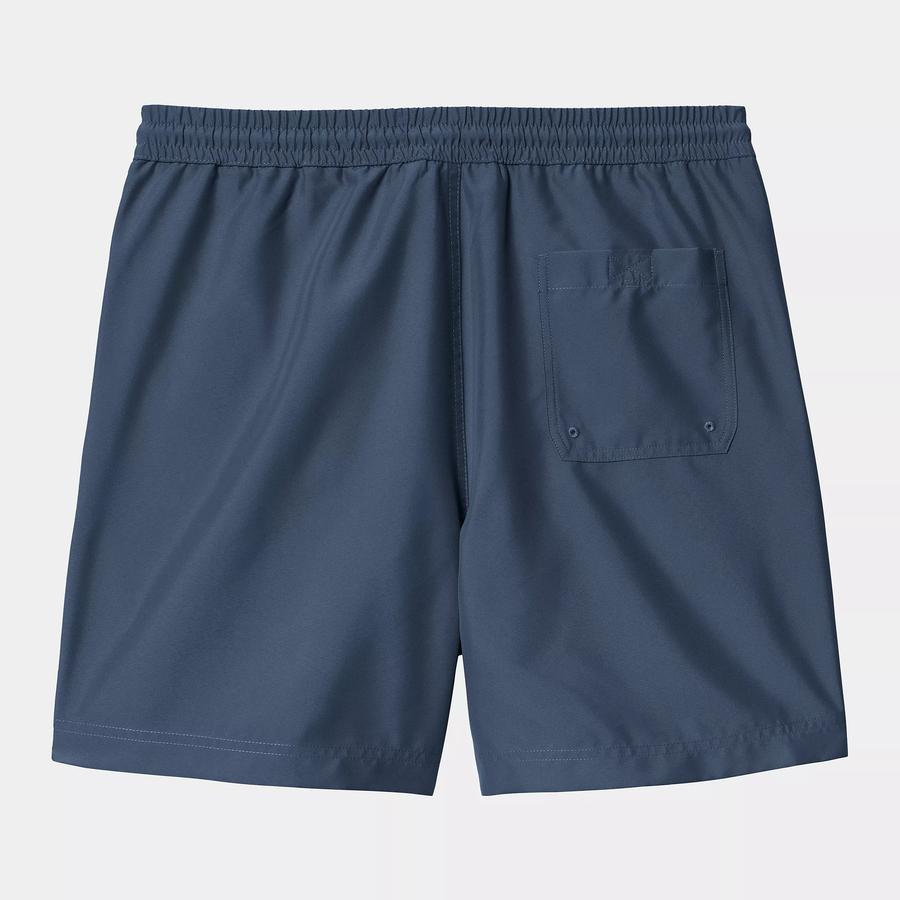 Carhartt WIP Chase Swim Trunk - Dusky Blue / Gold