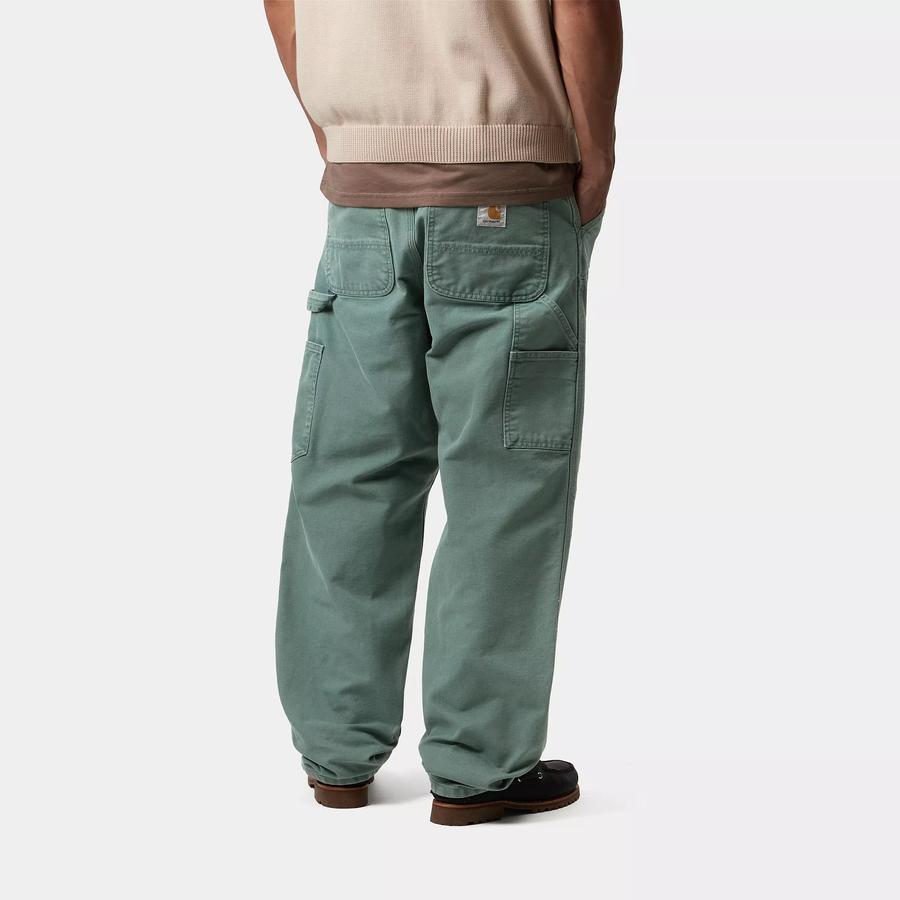 Carhartt WIP Double Knee Pant - Silver Pine (Stone Canvas)