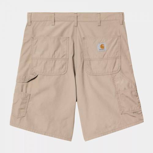 Carhartt WIP Double Knee Short - Wall (Rinsed)