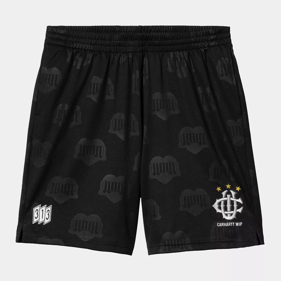 Carhartt WIP Hartt's Football Short - Heart Train ...