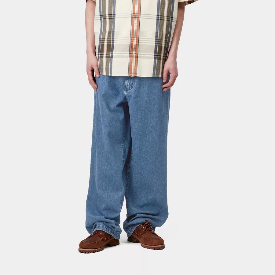 Carhartt WIP Lucas Pant - Blue (Stone Washed)