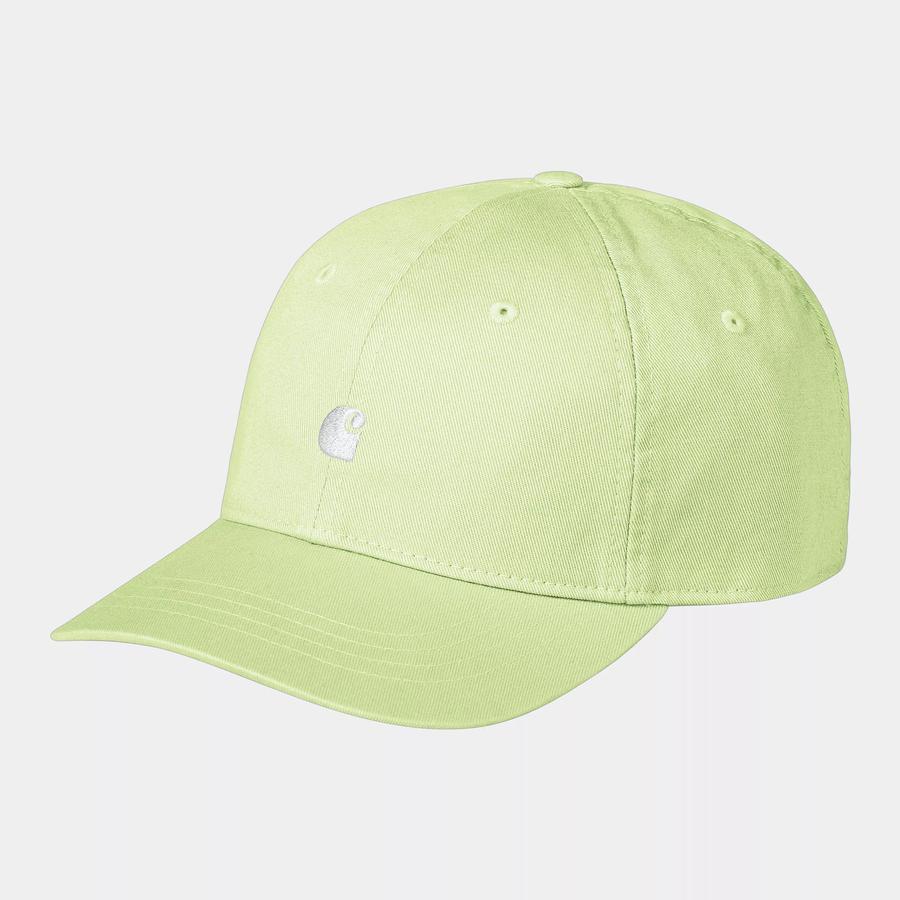 Carhartt WIP Madison Logo Cap - Air Green / White