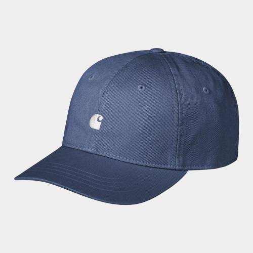 Carhartt WIP Madison Logo Cap - Blue Iris / White