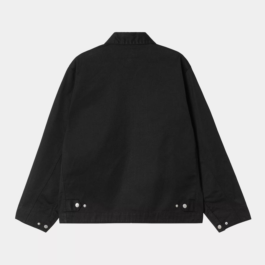 Carhartt WIP Module Script Jacket - Black (Rinsed)