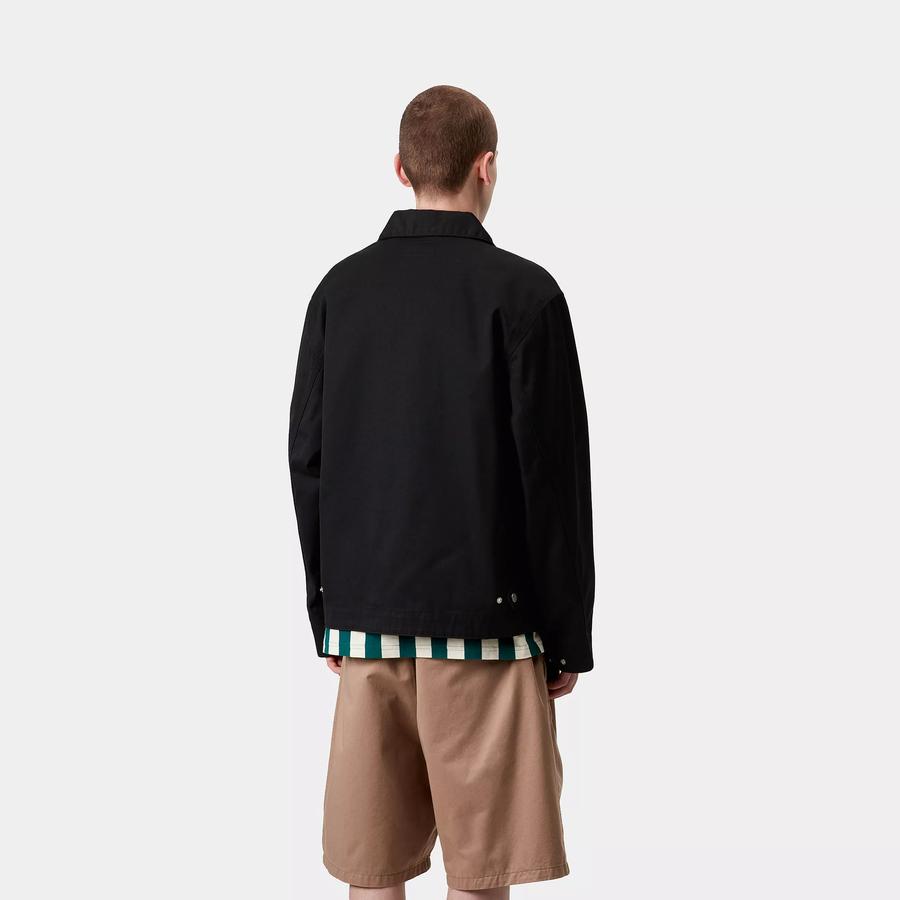 Carhartt WIP Module Script Jacket - Black (Rinsed)