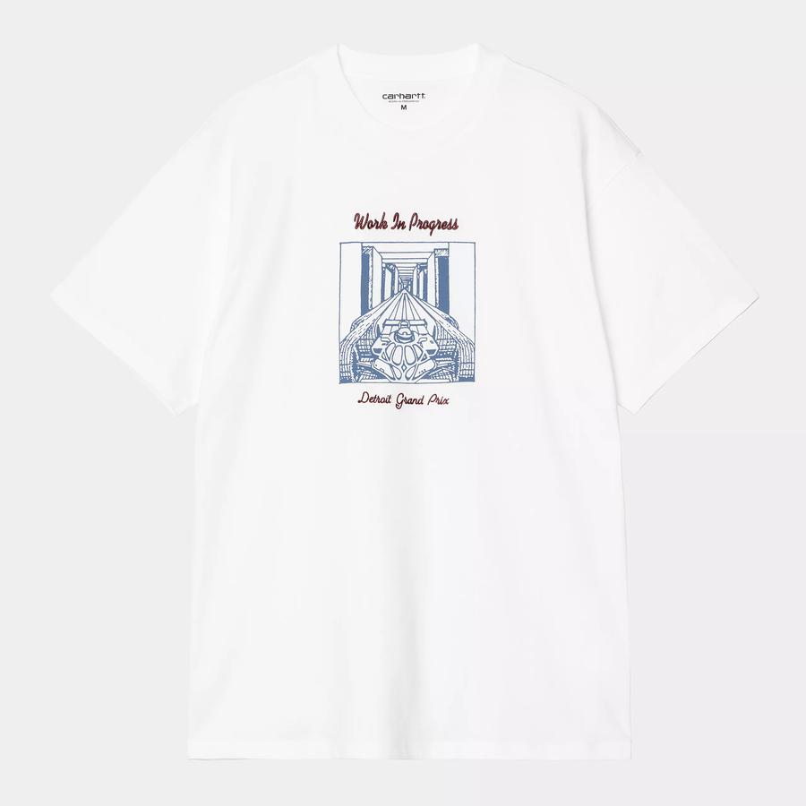 Carhartt WIP S/S Racer T-Shirt - White