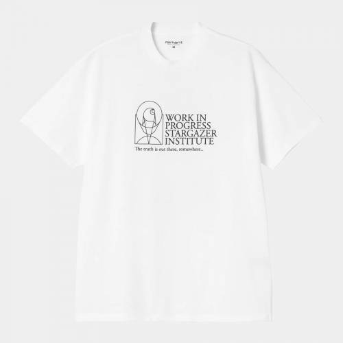 Carhartt WIP S/S Stargazer T-Shirt - White / Black