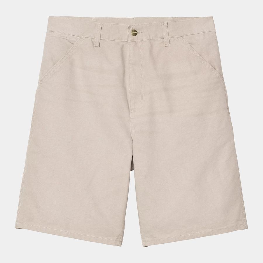 Carhartt WIP Single Knee Short - Dusky Beige (Stone Canvas)