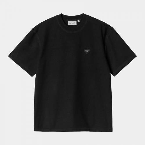 Carhartt WIP W' S/S Ingo T-Shirt - Black (Garment Dyed)