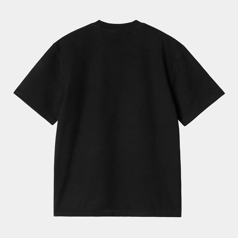 Carhartt WIP W' S/S Ingo T-Shirt - Black (Garment Dyed)