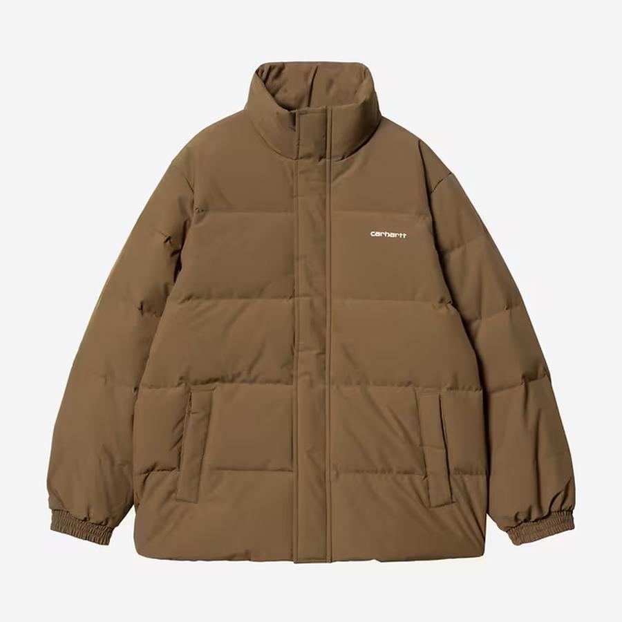 Carhartt WIP Danville Jacket - Chocolate / White