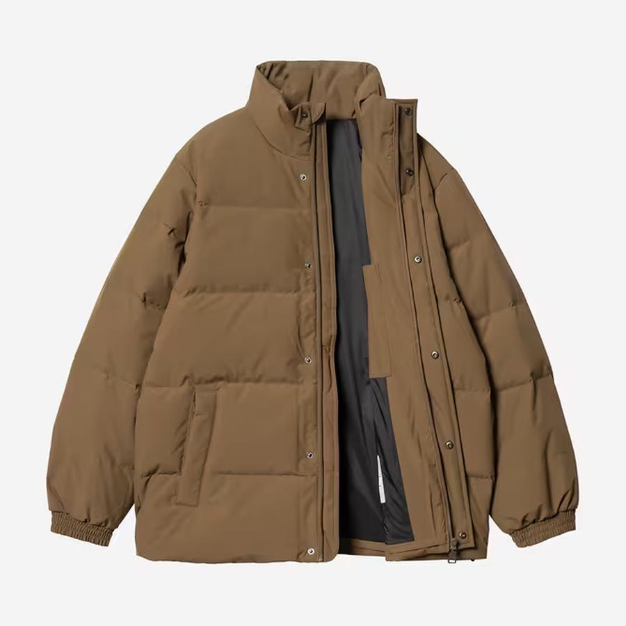 Carhartt WIP Danville Jacket - Chocolate / White