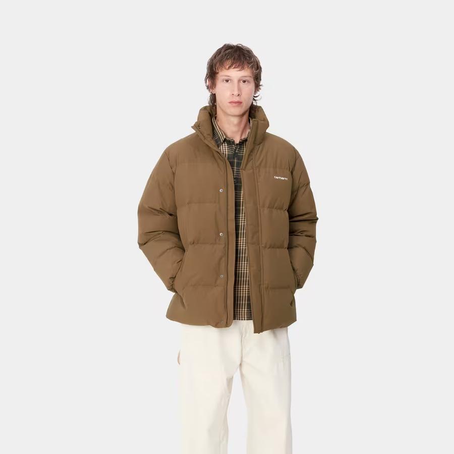 Carhartt WIP Danville Jacket - Chocolate / White