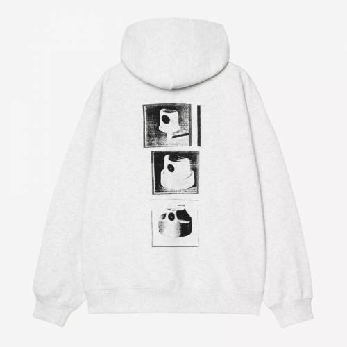 Carhartt WIP Hooded Caps Sweatshirt - Ash Heather