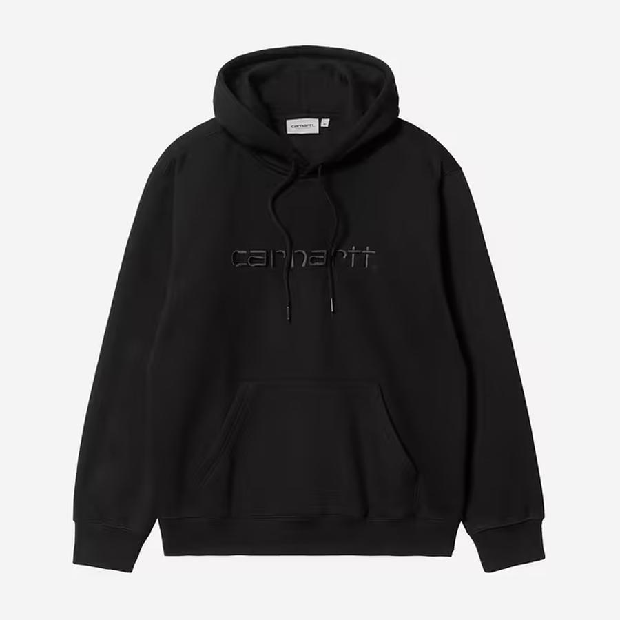 Carhartt WIP Hooded Carhartt Sweatshirt - Black / ...