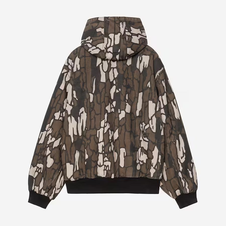 Carhartt WIP OG Active Jacket 50th Anniversary Edition - Canvas Hamilton Brown / Camo Trebark (Rinsed)