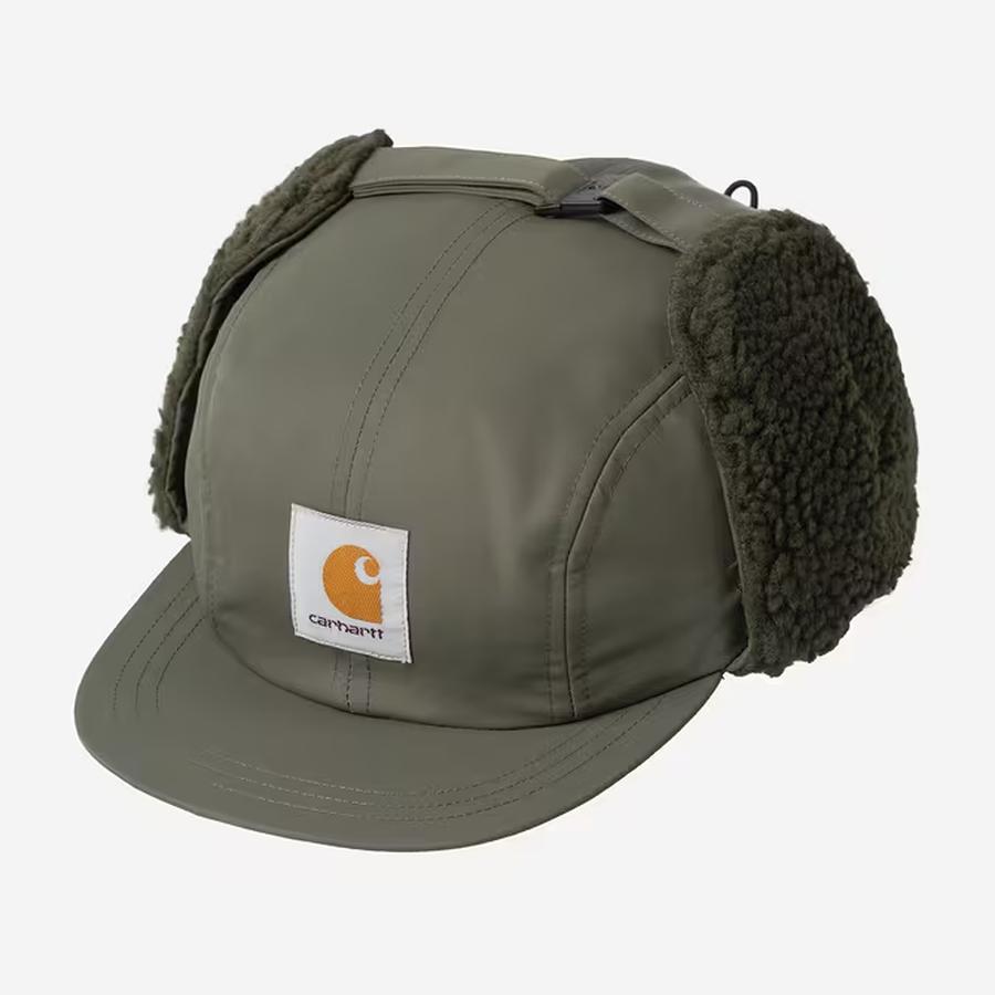 Carhartt WIP Oltera Ear Guard Cap - Cypress