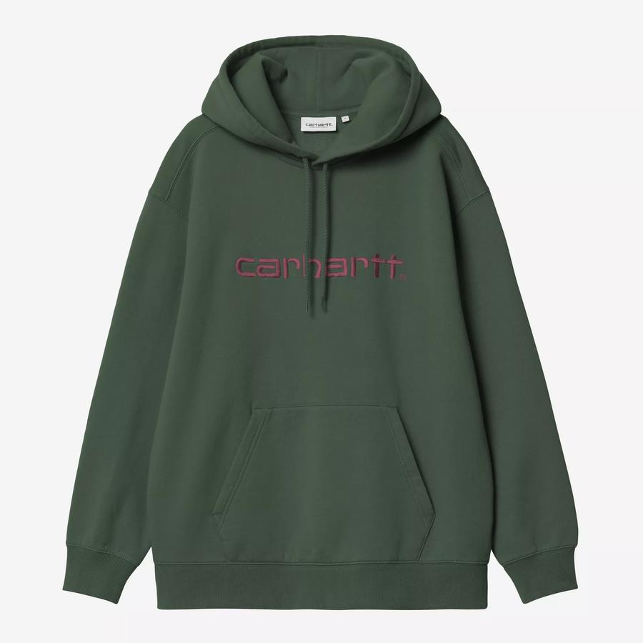 Carhartt WIP W' Hooded Carhartt Sweat - Sycamore T...