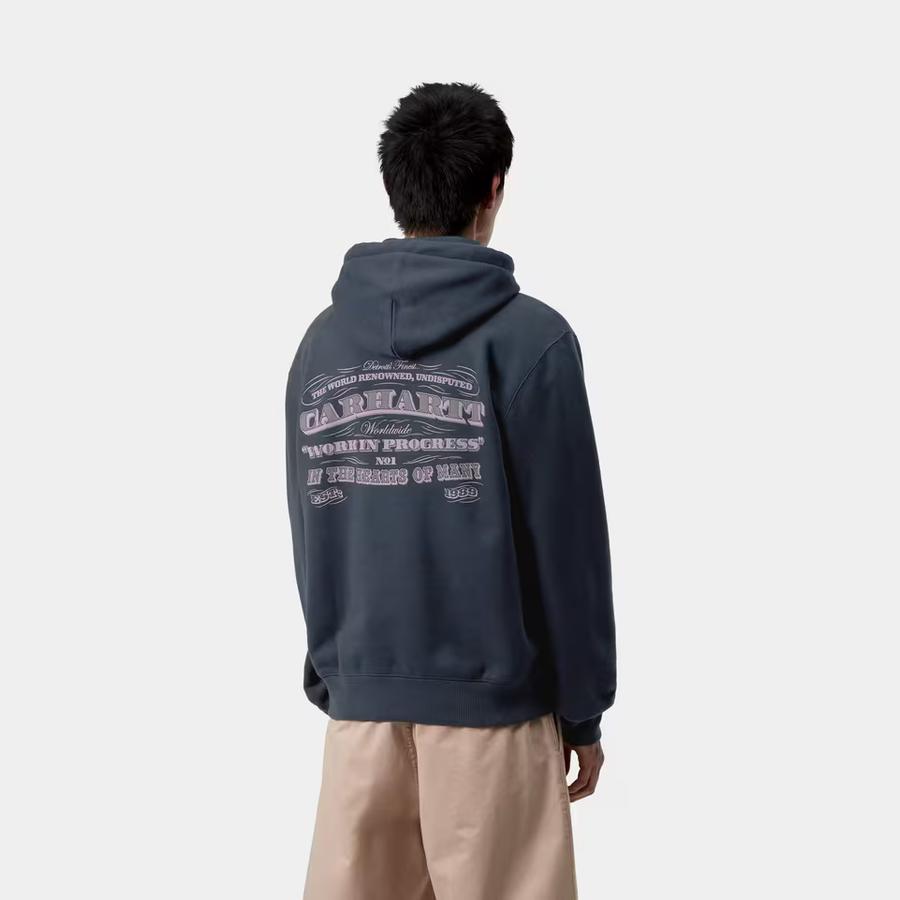 Carhartt WIP Hooded 3 One 3 Sweatshirt - Deep Night